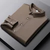 2023 New Stretch Non-Iron Men's Large Size Long Sleeve Shirt