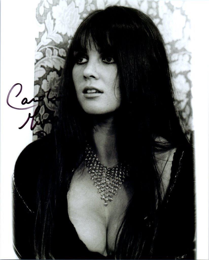 Caroline Munro signed 8x10 Photo Poster painting picture autographed good looking plus COA