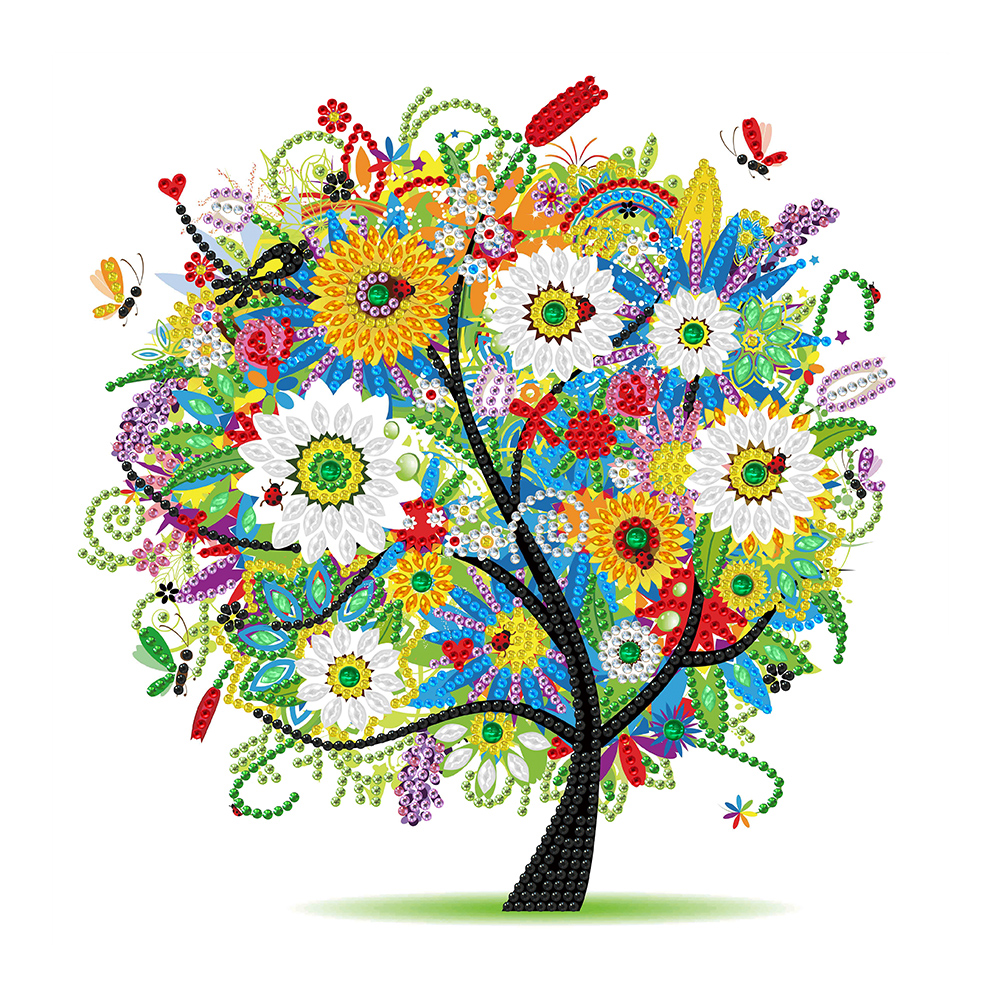 

Flower Tree Life - Special Shaped Diamond Painting - 30*40CM, 501 Original