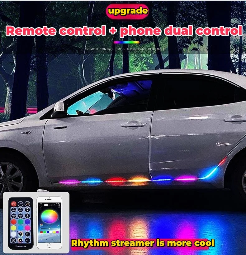 Car door LED streamer marquee side door ambient light