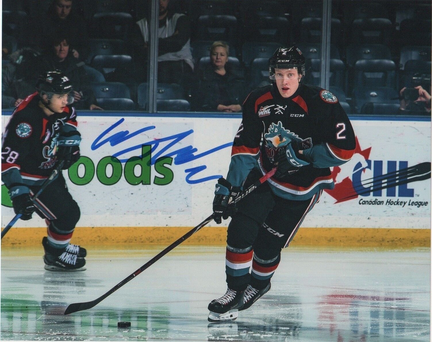 Kelowna Rockets Lassi Thomson Autographed Signed 8x10 Photo Poster painting COA