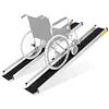 [US Local Warehouse] 8 Feet Retractable Wheelchair Ramp 94x7.4inch Handicap Ramp 661LBS Capacity Wheel Chair Ramps for Home Entry Steps Stairs Doorways