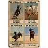 Cowboy - Vintage Metal Signs - 20*30cm - Western