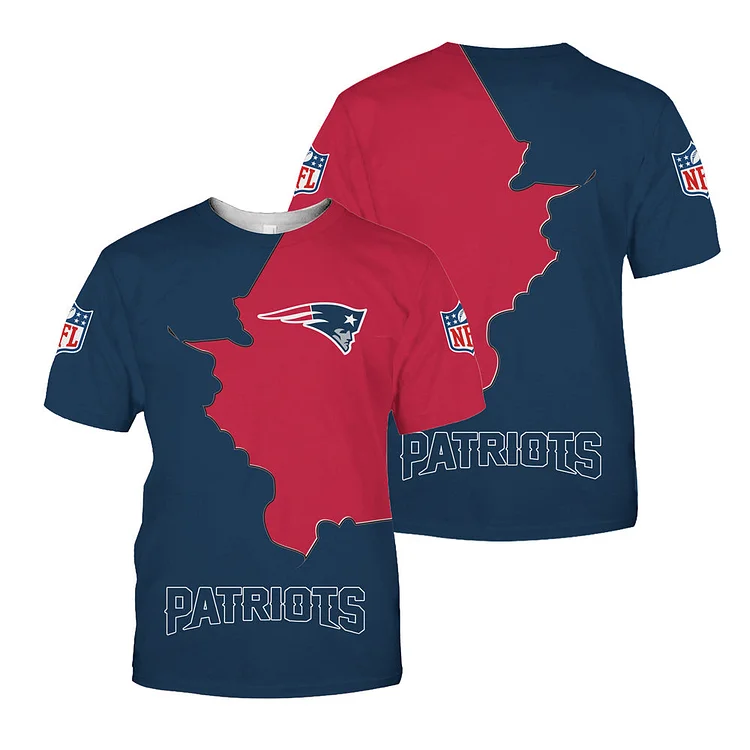 New England Patriots All Over Print T-Shirt