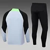 2023/2024 Liverpool Half-Pull Training Suit Grey Jersey 1:1 Thai Quality Set love fball
