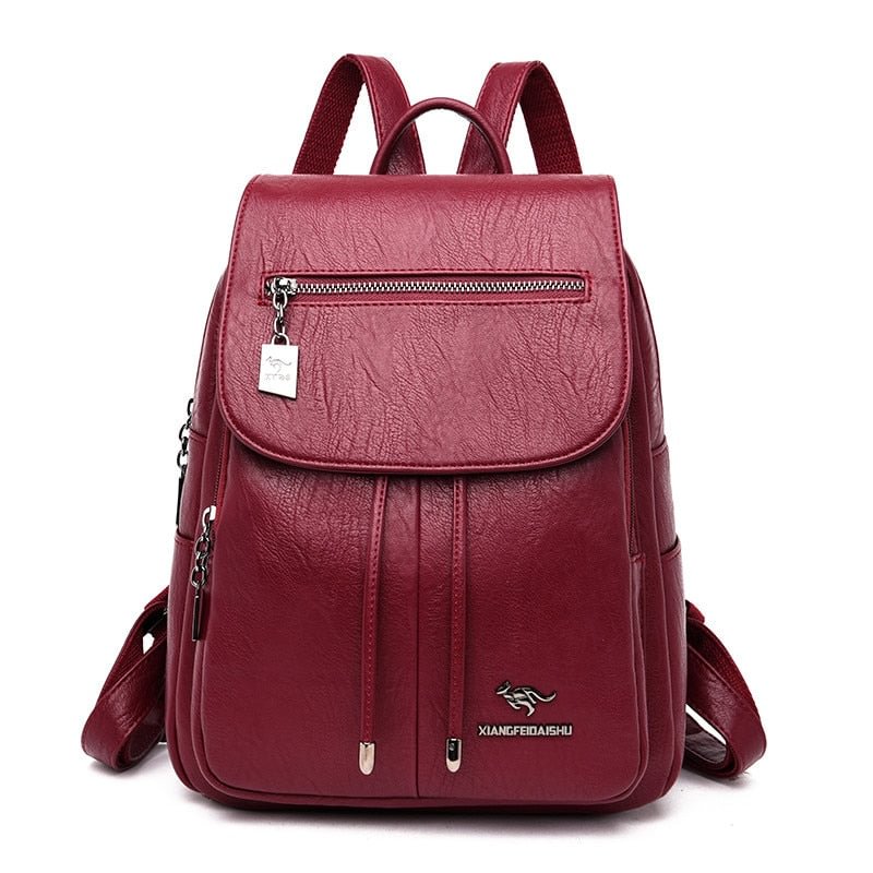 Luxury Women Backpacks 2022 Soft Leather Female Travel Shoulder Bags Backpack High Quality School Bags For Girls Bolsa Mochilas