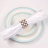 Golden Silver Hollow Wiring Circles Catering Napkin Ring