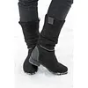 Comfortable Low Heel Suede Boots