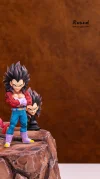 WCF Scale GT Ver. Super Saiyan 4 Son Goku & Super Saiyan 4 Vegeta - Dragon Ball Statue - Round Studio
