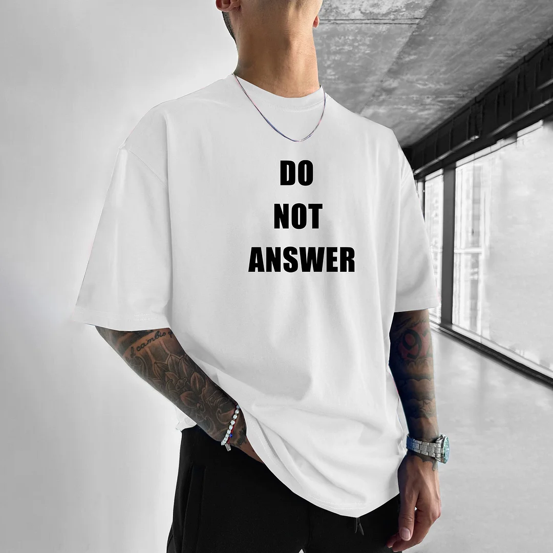Outletsltd Do Not Answer T-Shirt
