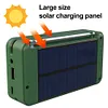 Portable DAB+ Digital Radio Bluetooth-Compatible Solar/Rechargable FM Radio