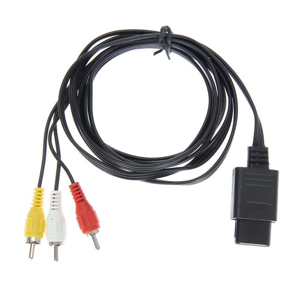 

1.8M 6Ft Av Tv Rca Game Video Cable Cord For Snes Nintendo 64 N64, 501 Original