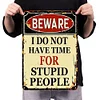 Warning - Vintage Metal Signs(12*16Inch) - Warning