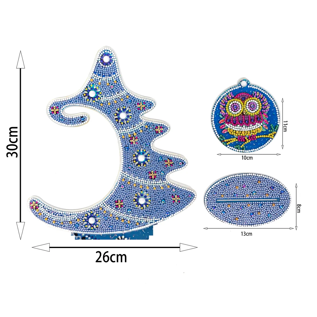 DIY Diamond Painting Christmas Tree Crystal Art Ornaments