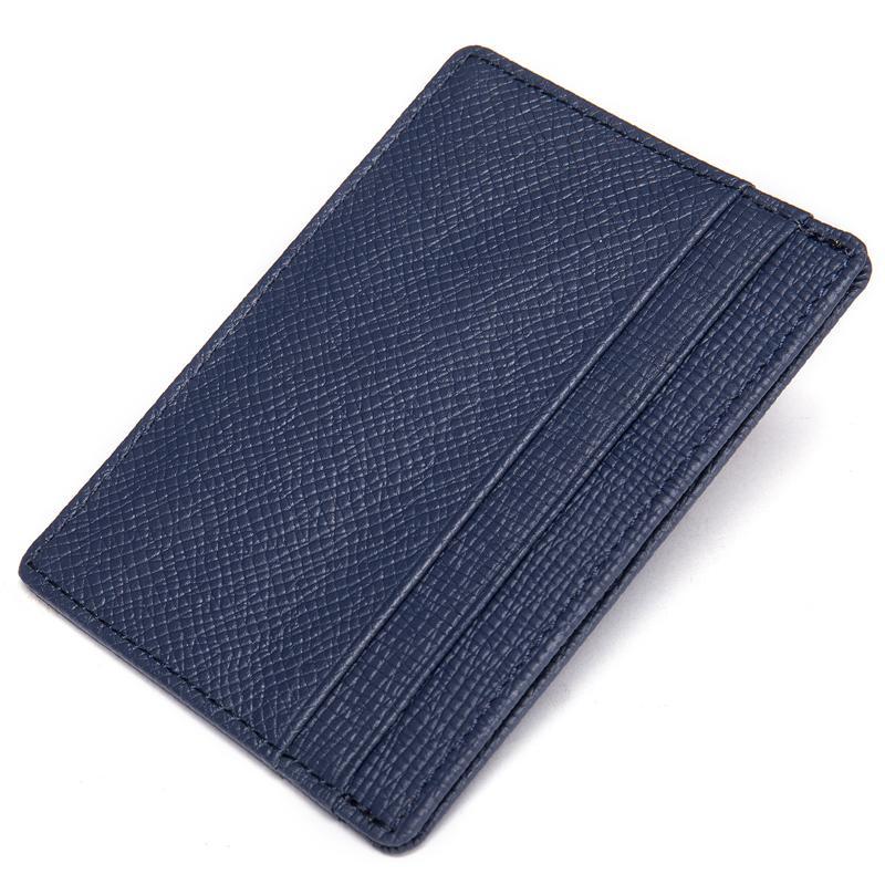 Casual Leather Solid Color Card Pack Change Purse