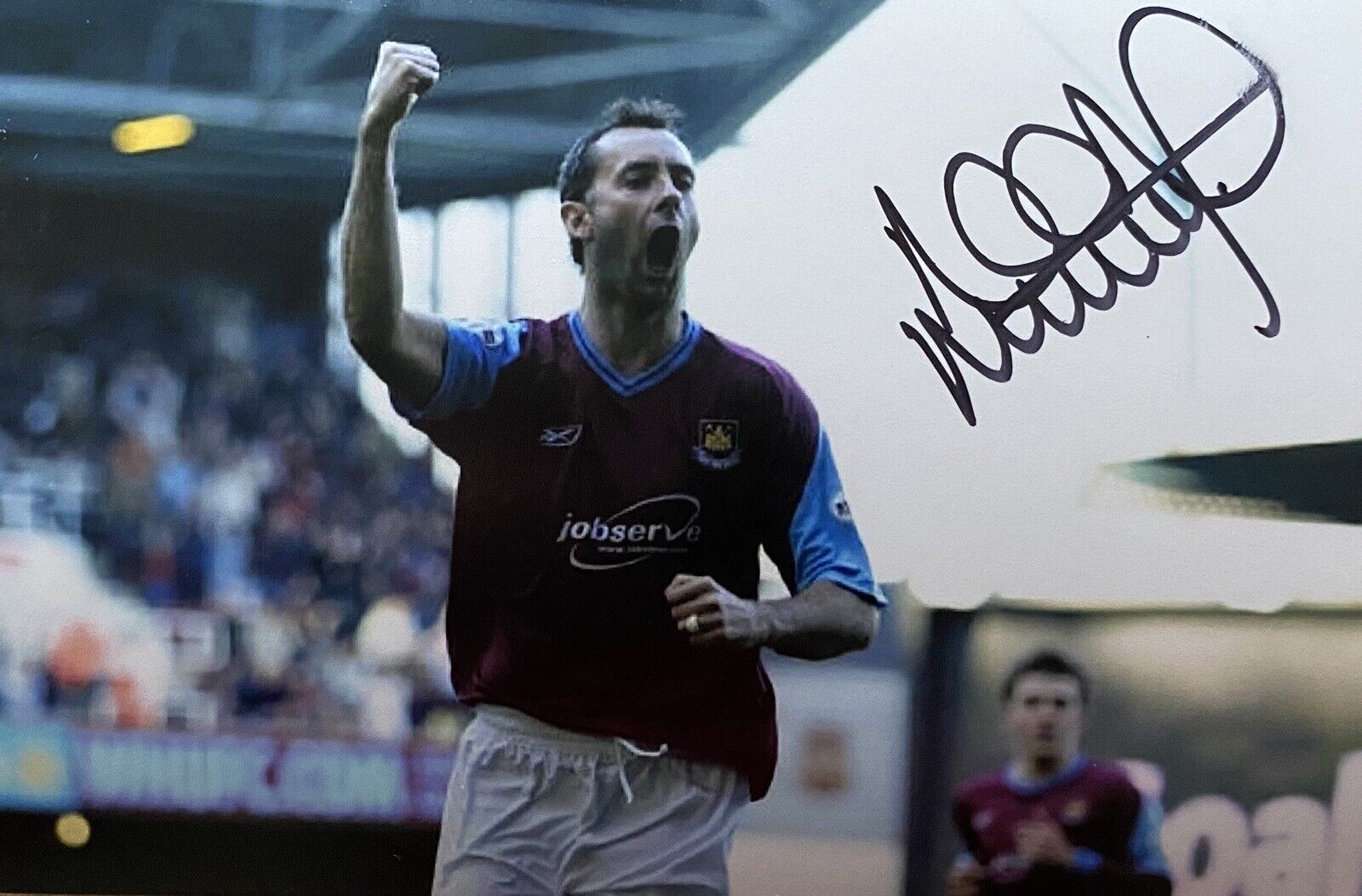 Don Hutchison Genuine Hand Signed West Ham United 6X4 Photo Poster painting