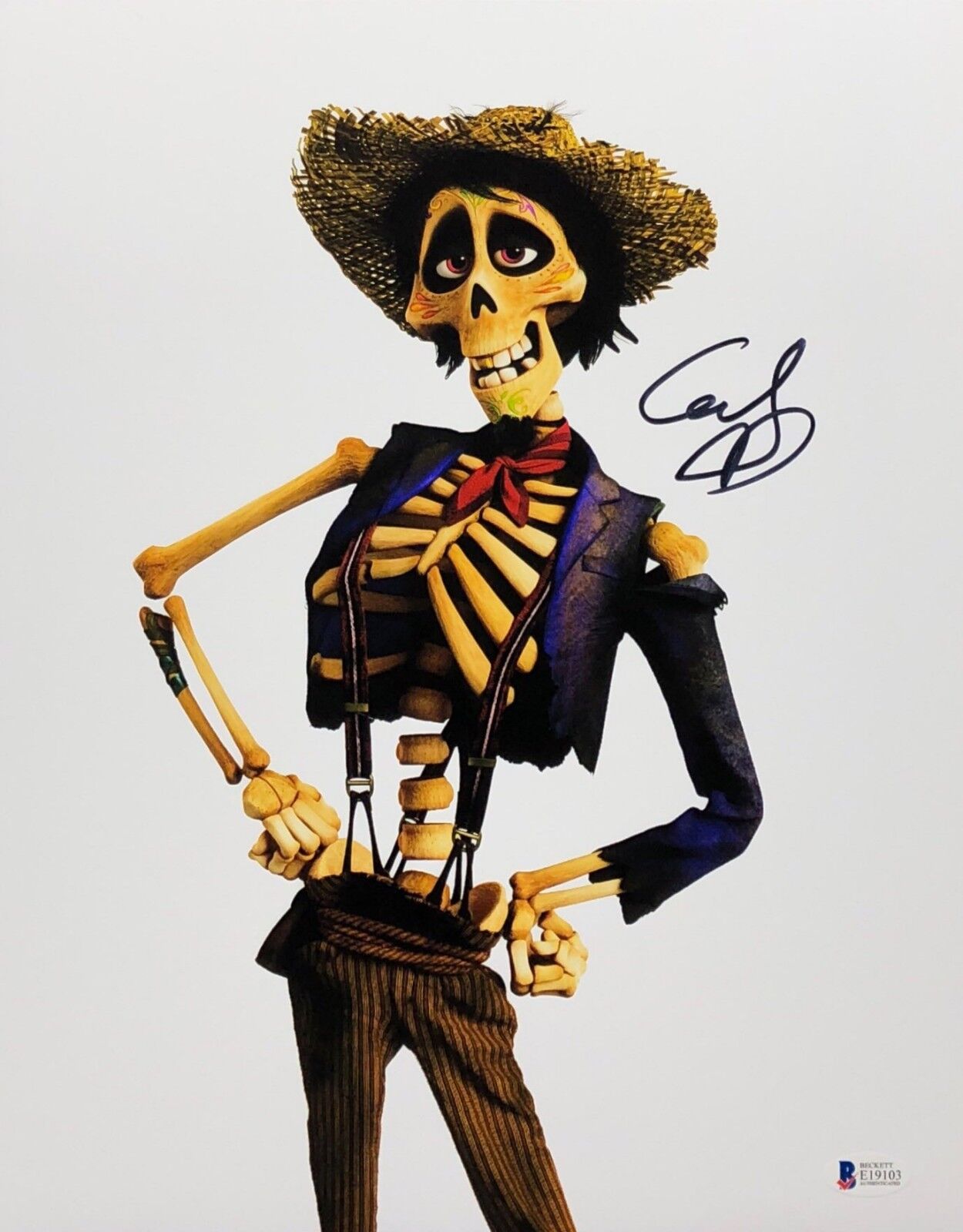 Gael Garcia Bernal Signed 'Coco' 11x14 Photo Poster painting *Hector BAS Beckett E10103