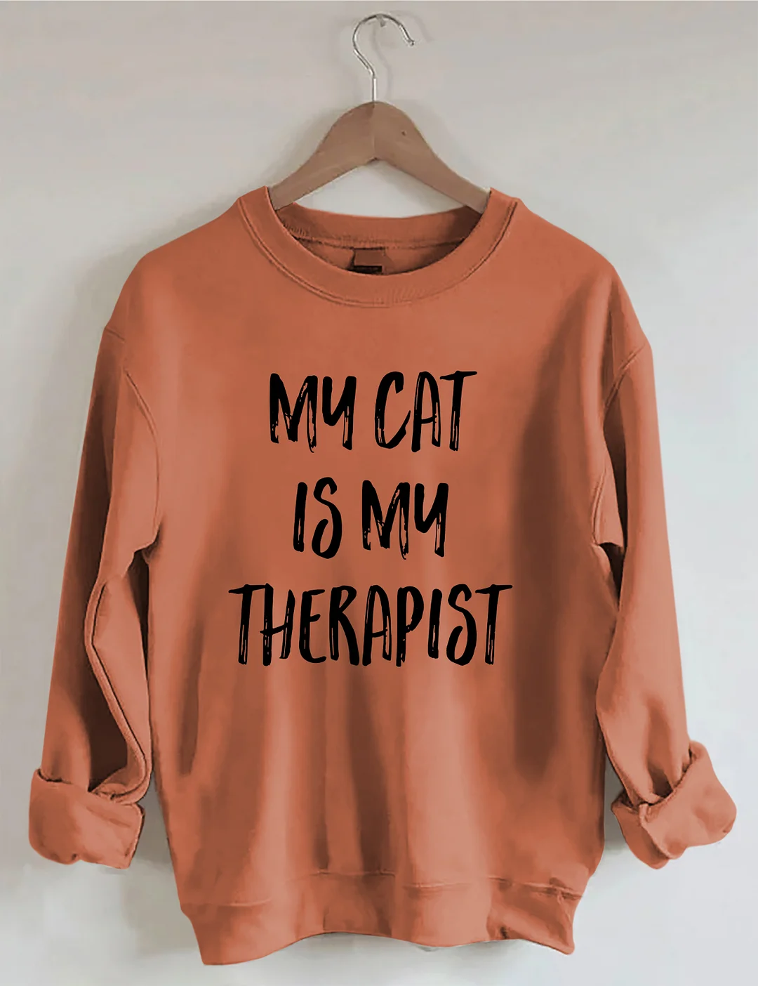 My Cat Is My Therapist Sweatshirt