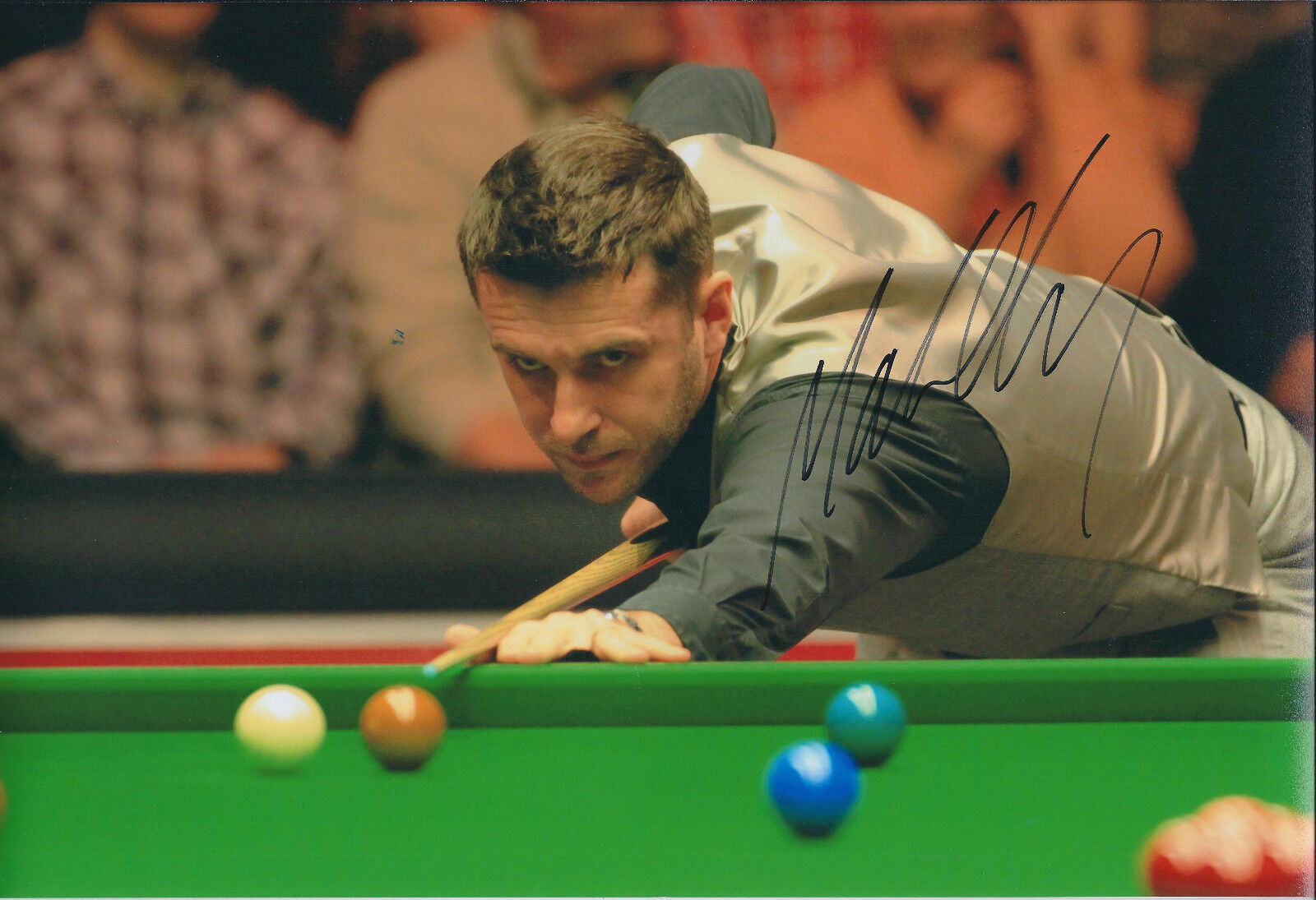 Mark SELBY SIGNED 12x8 Photo Poster painting Autograph COA AFTAL UK Leicester Snooker Player