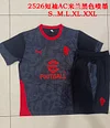 AC Milan 25/26 black inkjet Short-Sleeve Training Kit