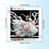 Diamond Painting-DIY Crystal Rhinestone White-dressed Dancing Girl(Box Packaging)