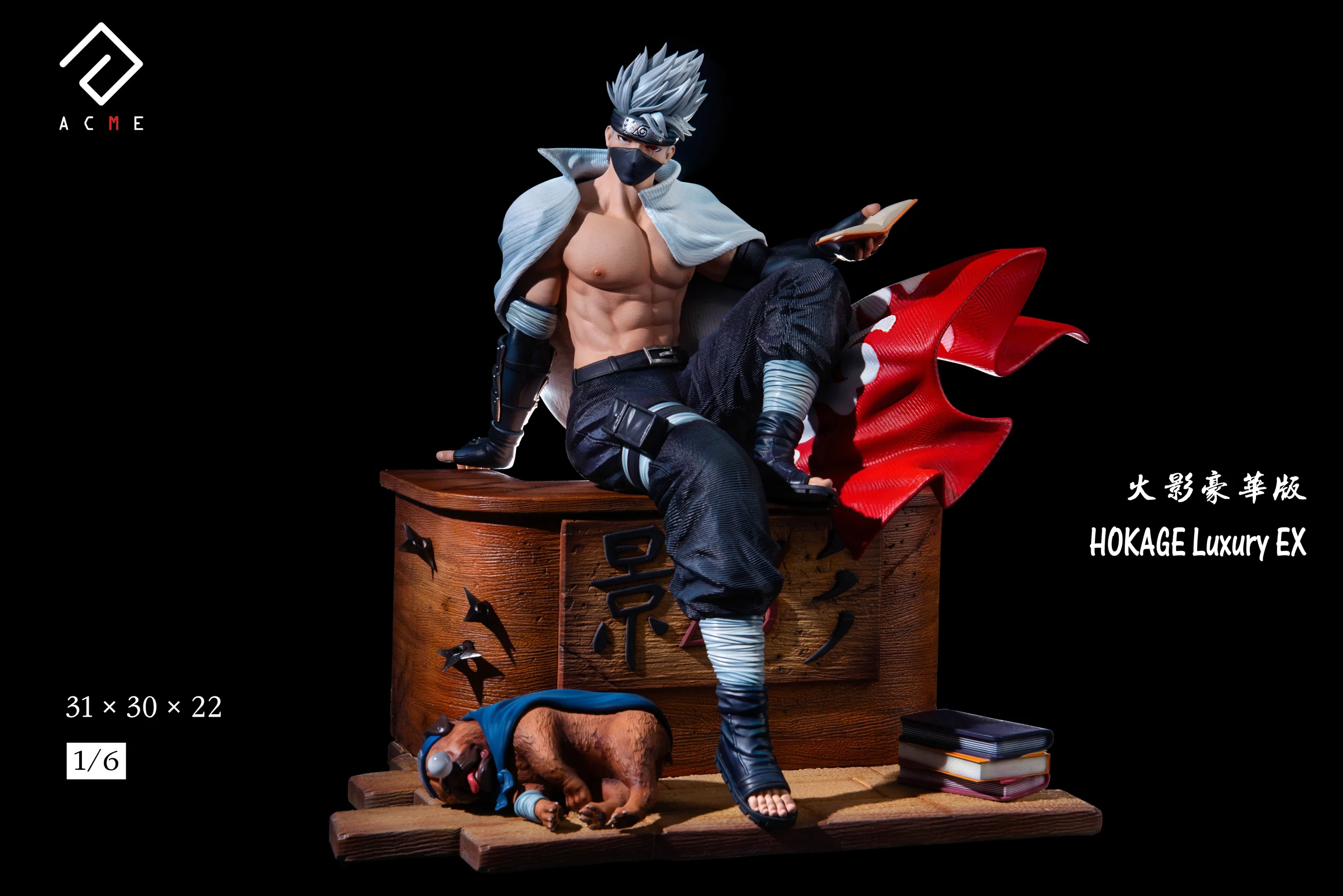 1/6 Scale Kakashi Hatake - Naruto Resin Statue - Acme Studio