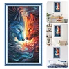 (US Local)Wolf -11CT Stamped Cross Stitch Kit(40x70cm)