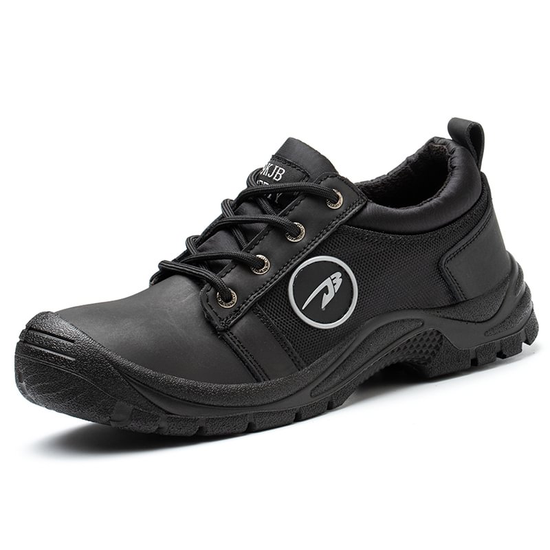 Men's Indestructible Steel Toe Safety Work Shoes/MTE-10 - Black