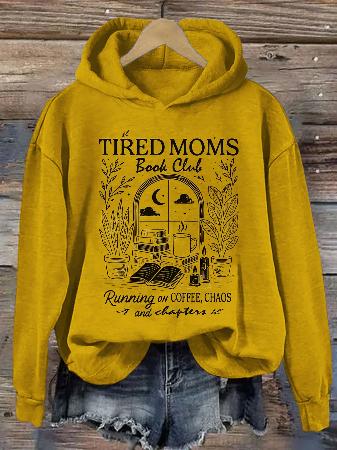 Tired Moms Book Club Hoodie