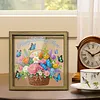 Diamond Painting Special Shaped Drill Flower With Frame(8.46x8.46inch)
