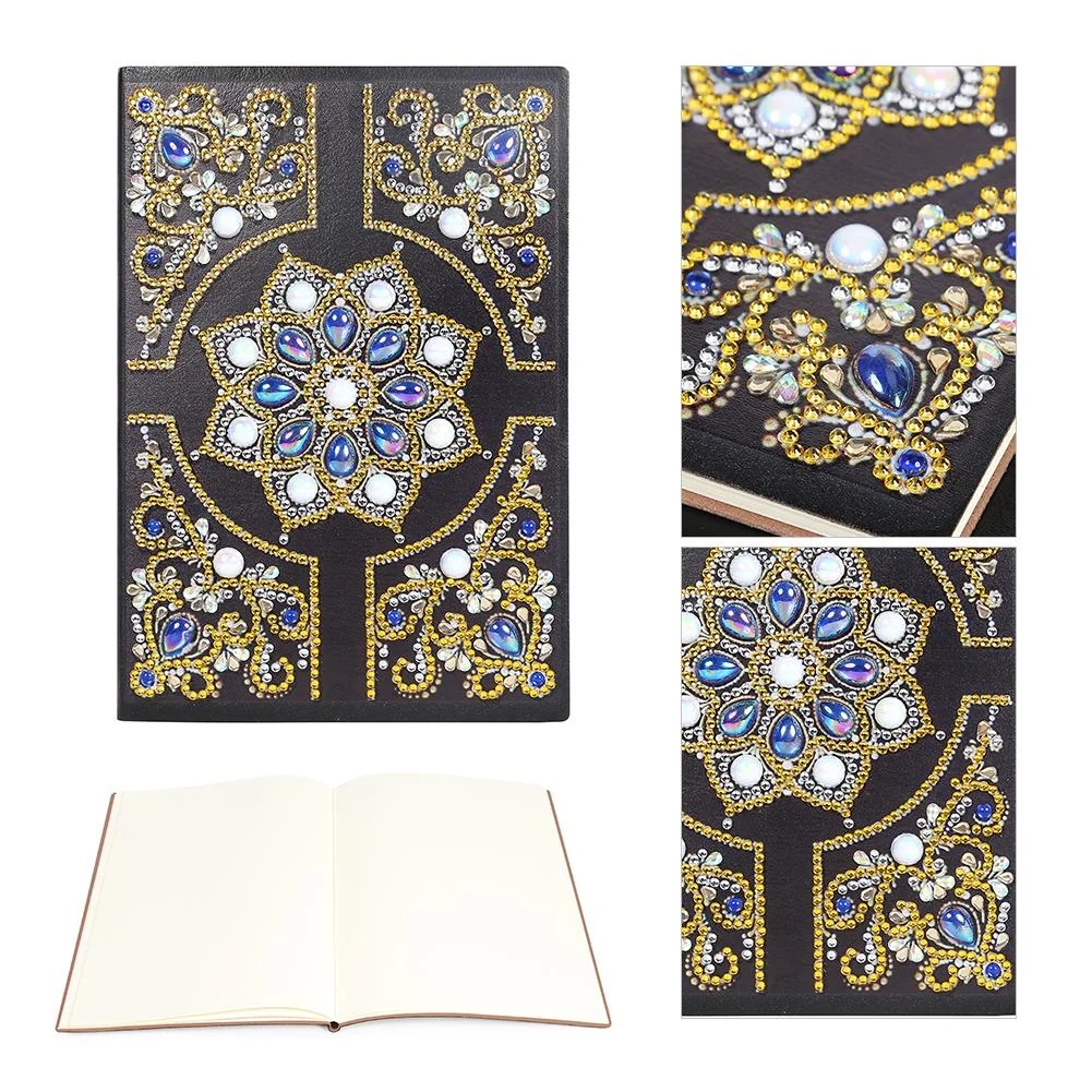 DIY Special Shaped Diamond Painting 50 Pages A5 Notebook Diary Book