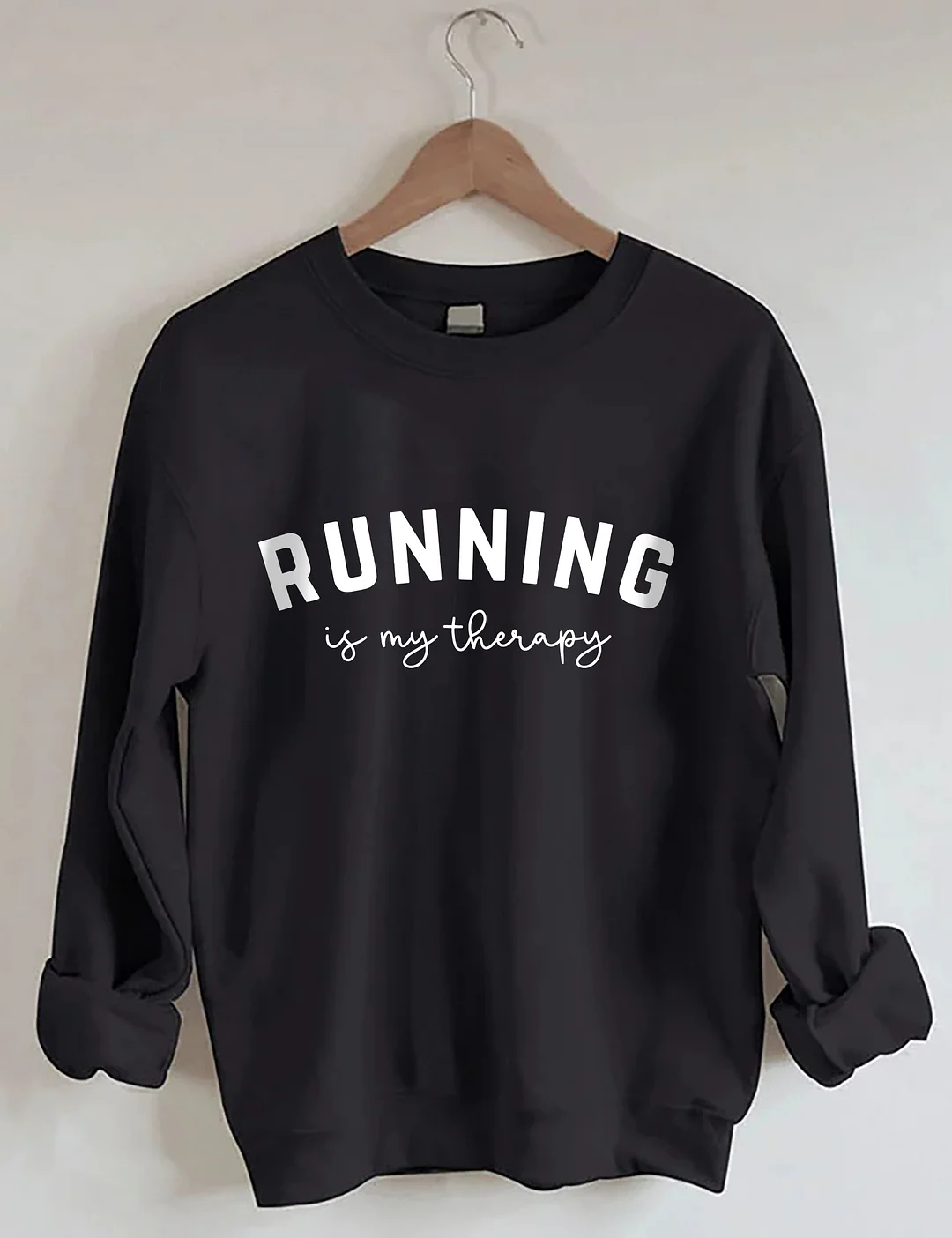 Running Is My Therapy Sweatshirt