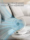 New USB rechargeable fan home portable small dormitory desktop air circulation wall-mounted kitchen