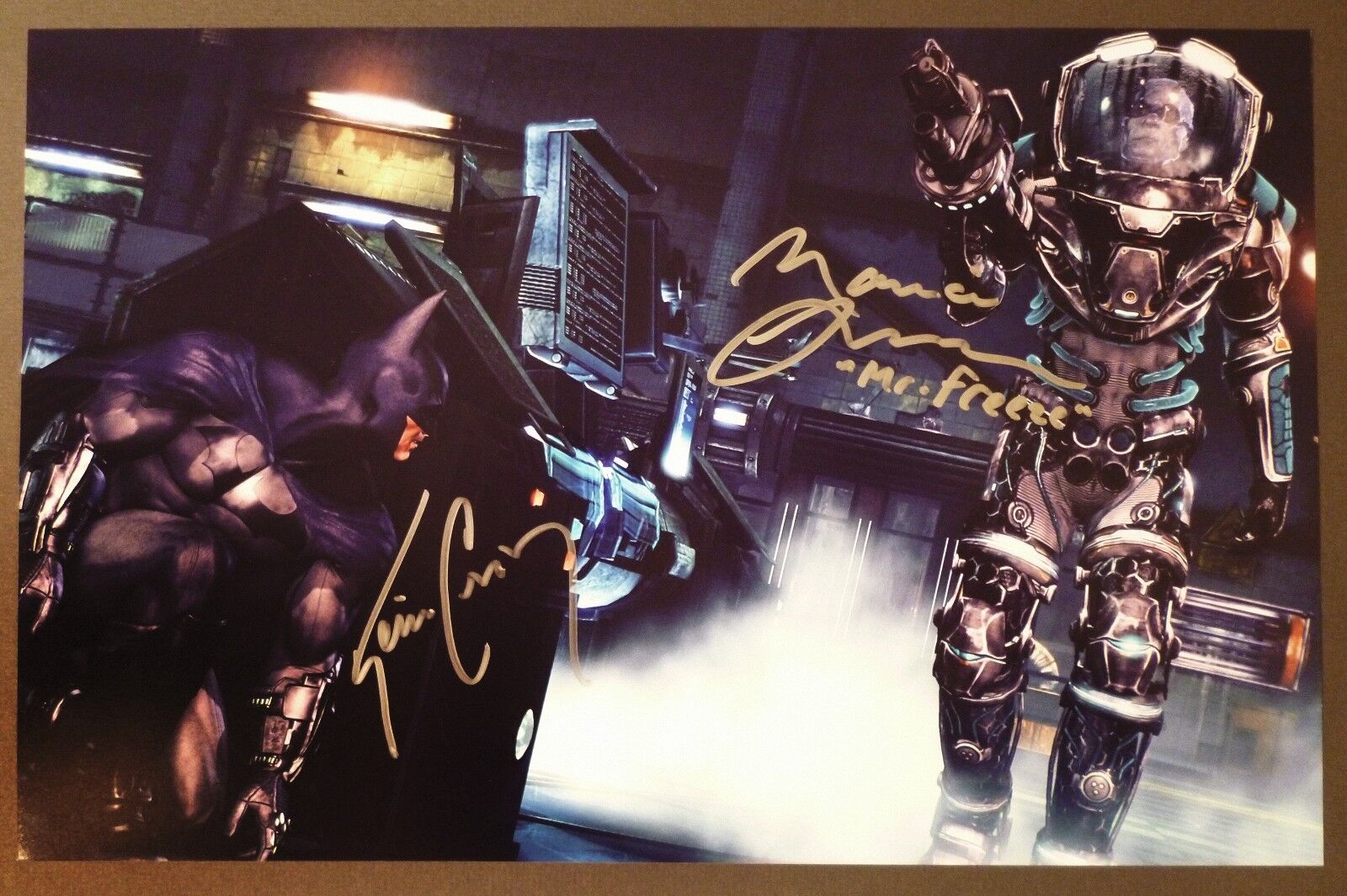 KEVIN CONROY +1 Authentic Hand-Signed BATMAN:Arkham City 11x17 Photo Poster painting