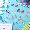 12 Pairs Diamond Painting Earrings DIY Diamond Art Earrings for Adults (C)
