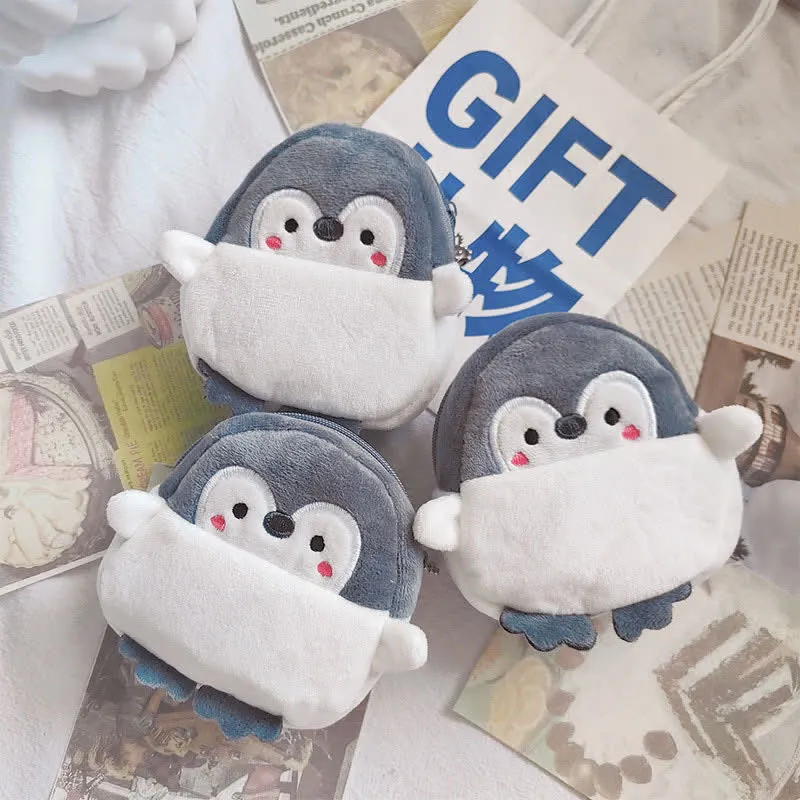 Kawaii Cartoon Penguin Coin Purse Pendant