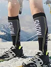 Winter Thermal Ski Socks Thicken Warm Hiking Socks Over-The-Knee Wool Socks