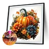 (40*40cm)Pumpkin - Round Partial AB Drill Diamond Painting