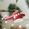 Cute Christmas Tree Red White Hanging Decors
