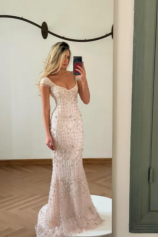 luxurious evening dress mabinogi Feriani Couture 18517