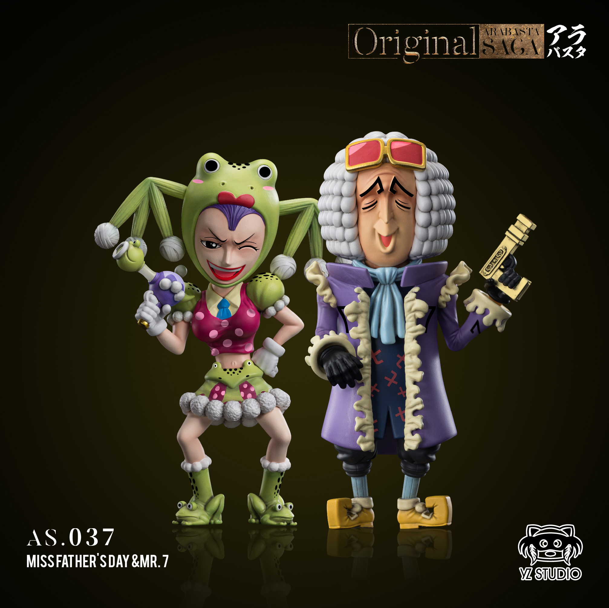 Baroque Works Mr. 7 & Miss Father's Day - ONE PIECE Statue - YZ Studios