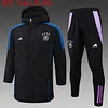 Joyfball 2024/2025 Germany Cotton Jacket Black Soccer Jersey 