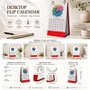 2027 New DIY Diamond Painting Sunflower Desk Calendar Set 12-Month Flip Calendar Design Monthly Planner Office Desktop Decor