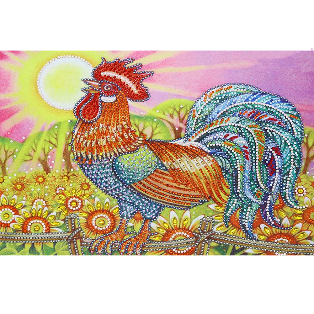 Chicken 30X40Cm(Canvas) Special Shaped Drill Diamond Painting gbfke