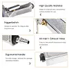 3/8 Inch Air Belt Sander 10mm Pneumatic Belt Grinder with 10 Pcs Sanding Belts