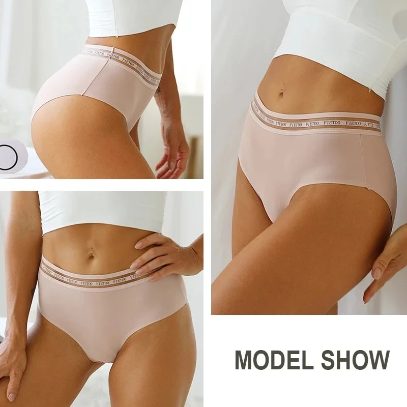 Women's Lingerie Seamless Panties Perspective Waist Band Finetoo Design Female Panties Underpanties Sexy Underwear Briefs Girls