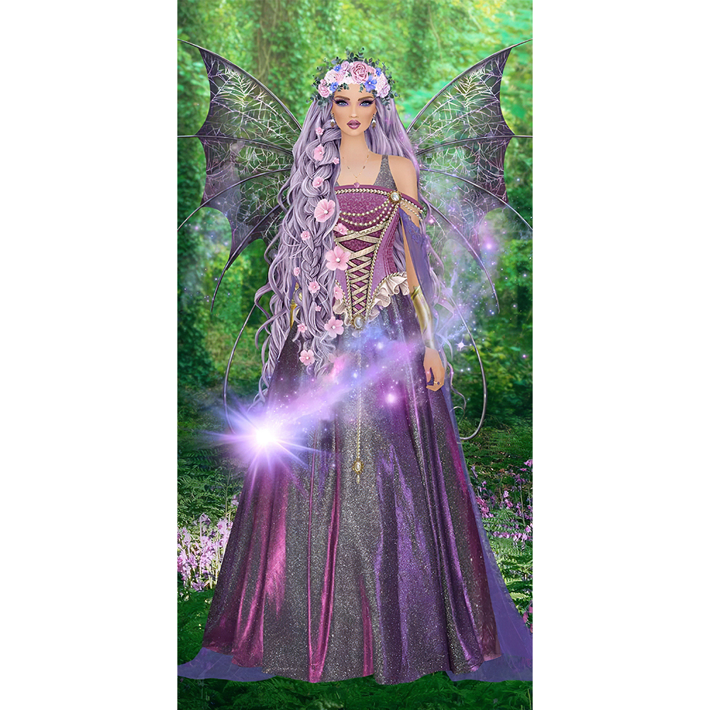 

Fairy Dress - Round Drill Diamond Painting - 30*60CM (Big Size), 501 Original