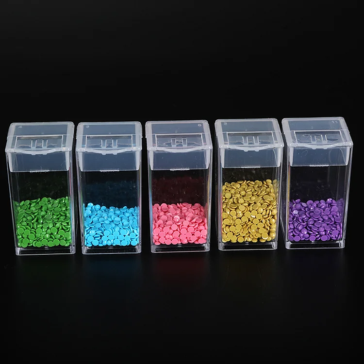 24/60 Grid Diamond Painting Storage Box Round Bottles Drill Beads