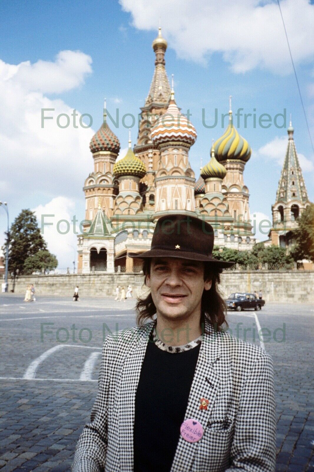 Udo Lindenberg - Kreml Russland - Foto 20 x 30 cm ohne Autogramm (Nr 2-23