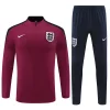 England 24-25 1/4 Zip Tracksuit Red Chandal